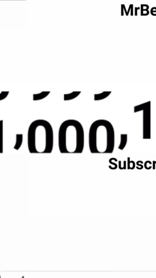 MrBeast Hits 1 Billion Subscribers